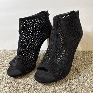 White House Black Market Size 7.5 Black Market Alexa Laser Cut Booties Shoes